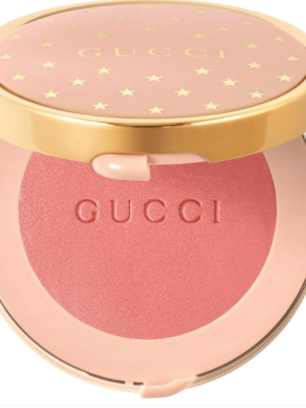 Gucci  Luminous Matte Powder Blush in "Bright Coral" Shade 04